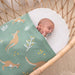 Australiana Baby Blanket - Kangaroo/Green - Lozza’s Gifts & Homewares 