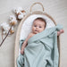 Organic Cot Cellular Blanket - Sage - Lozza’s Gifts & Homewares 