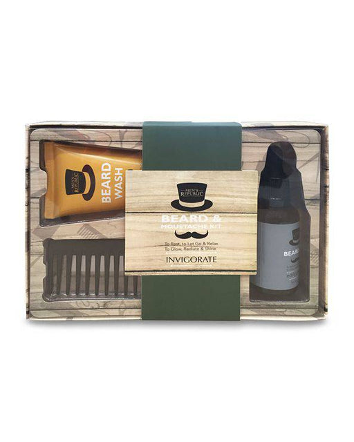 Men's Republic Grooming Kit - Beard & Moustache Care - Lozza’s Gifts & Homewares 