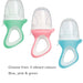 Silicone Food Feeder [2-PACK] with bonus Finger Toothbrush - Lozza’s Gifts & Homewares 